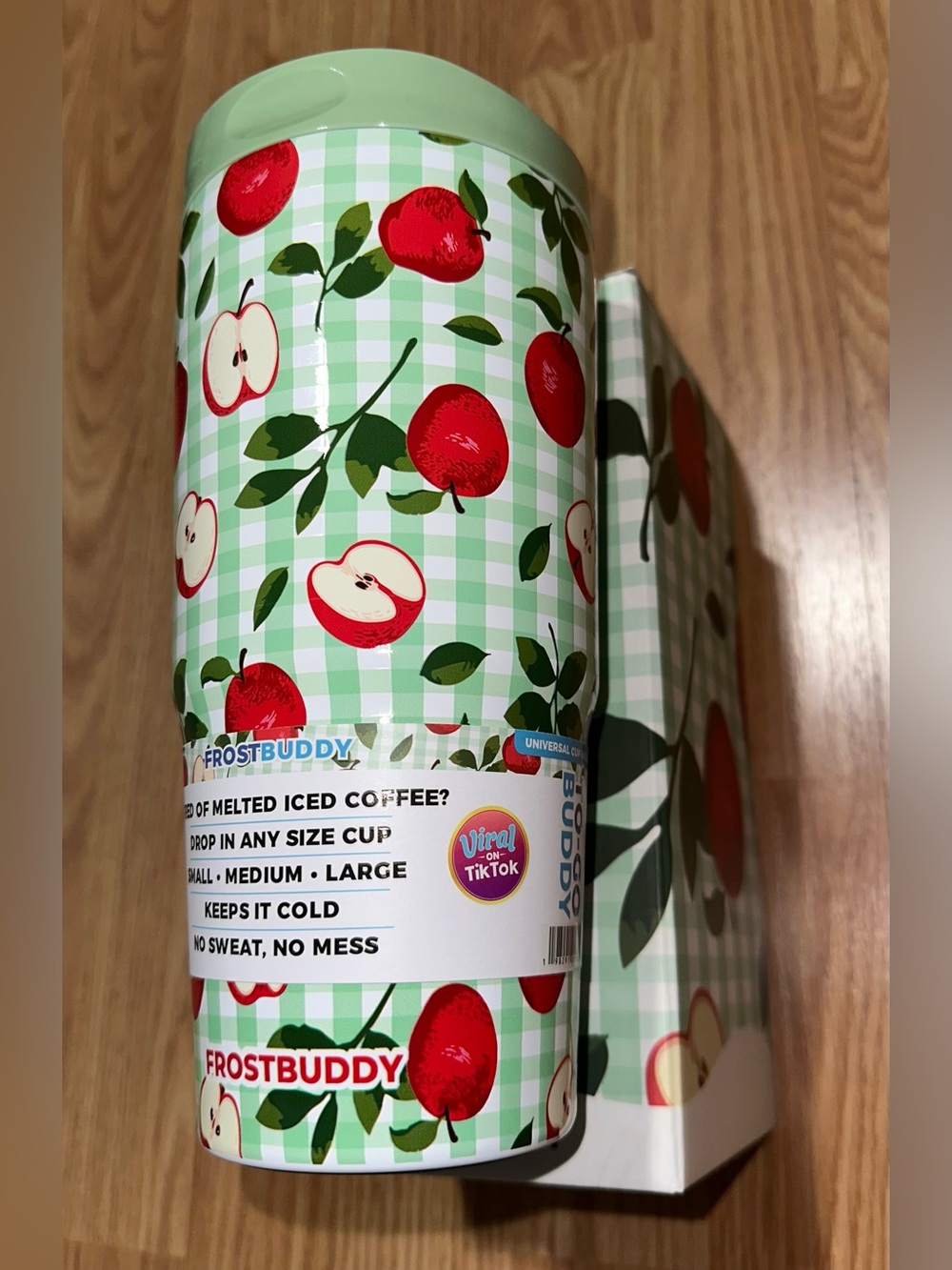 Frost Buddy Gingham Apples To-Go Buddy